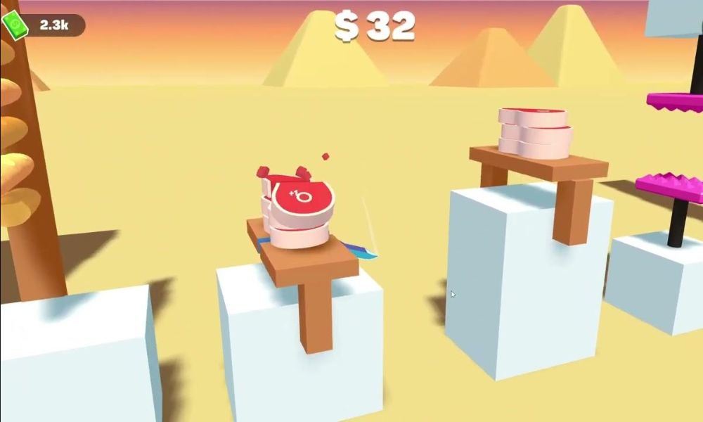 A level on Slice Master game