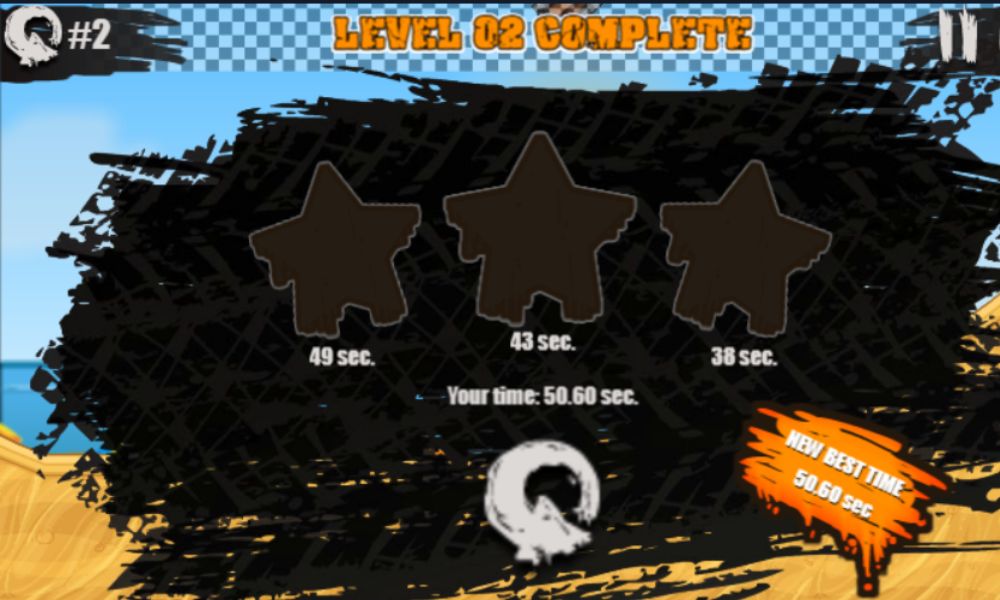 Score at level 2