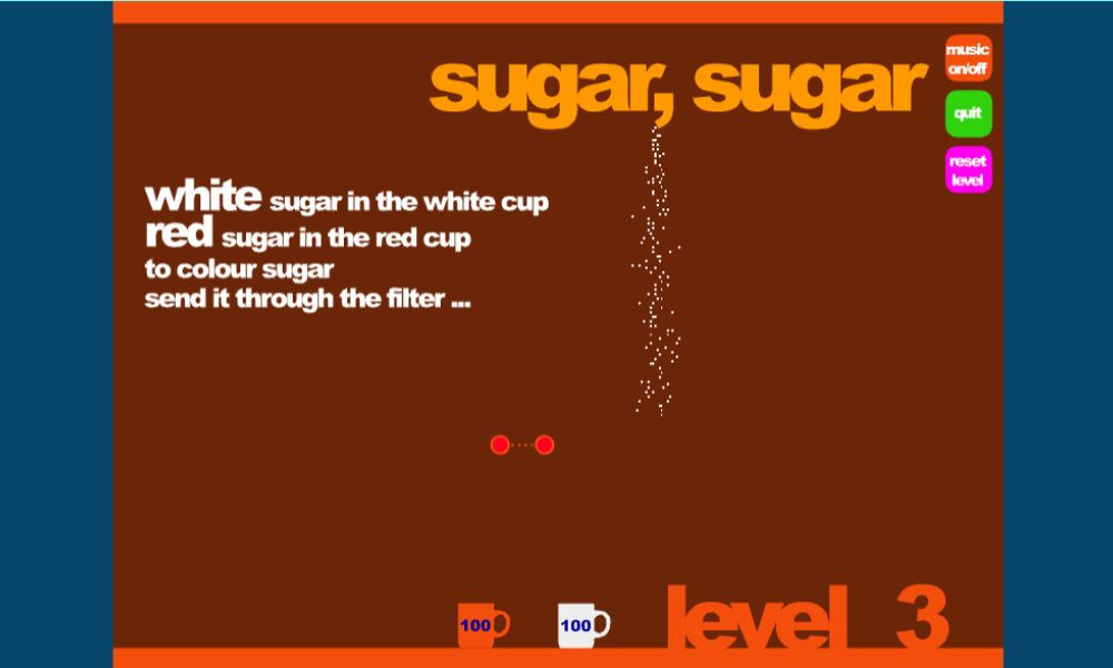 Level 3 of cool math Sugar Sugar