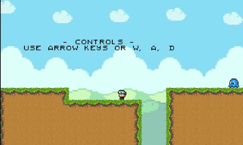Use arrow keys or WASD to move