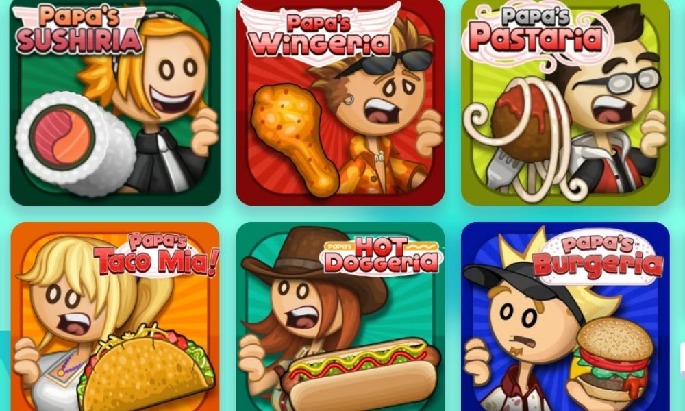 Papa's cooking games collection