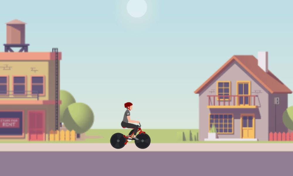 Interface of Wheelie Bike game Unblocked 