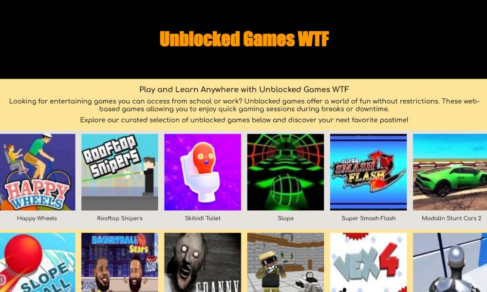 Unblocked Games WTF